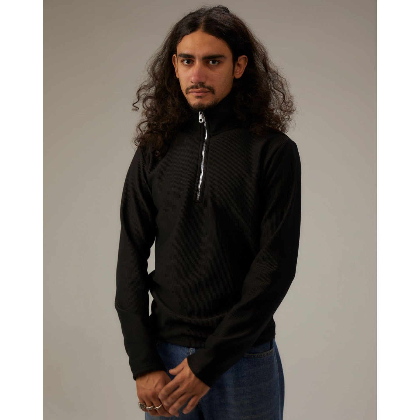 Clubroom Pullover in Black