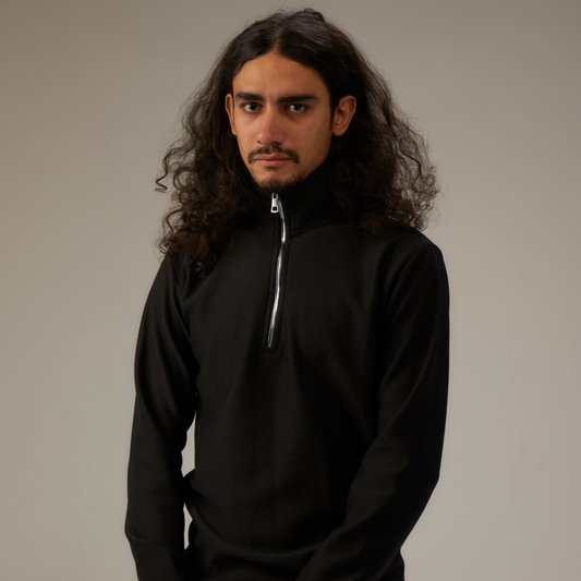 Clubroom Pullover in Black